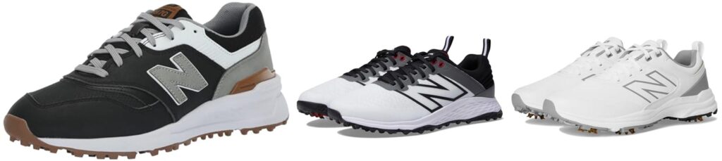New Balance Golf Shoes combined image