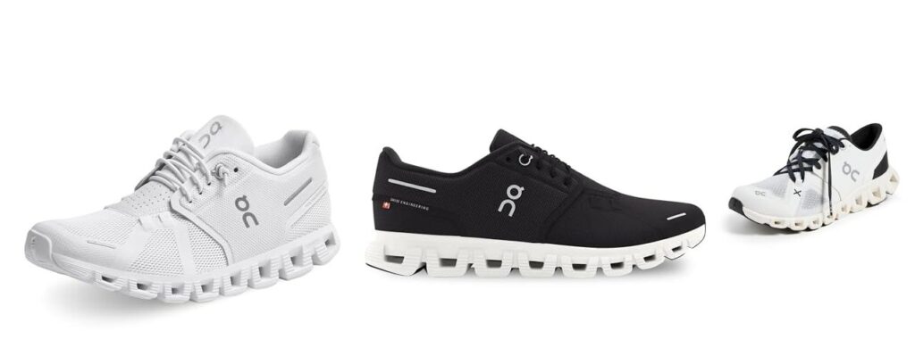 On Cloud Walking Shoes For Women combined image