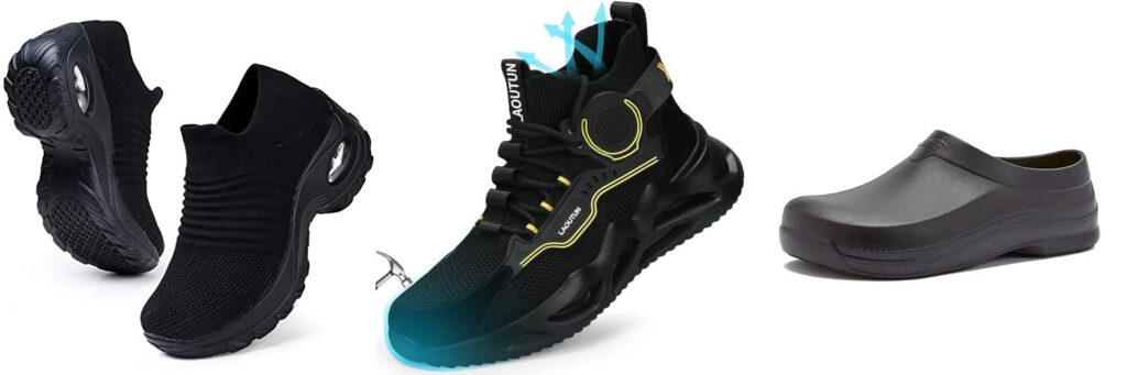 On Your Feet Work Shoes combined image