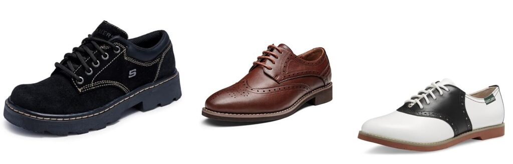 Oxford Shoes Womens combined image