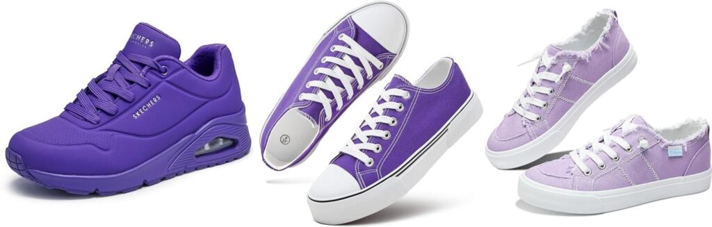 Purple Shoes combined image