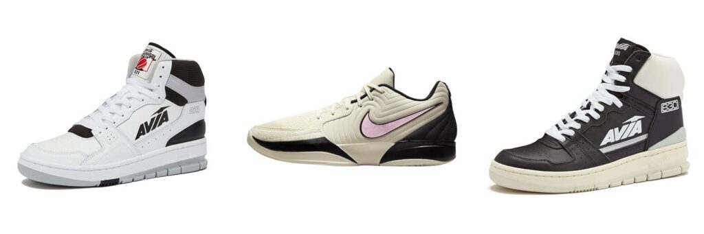 Retro Basketball Shoes To Play In combined image