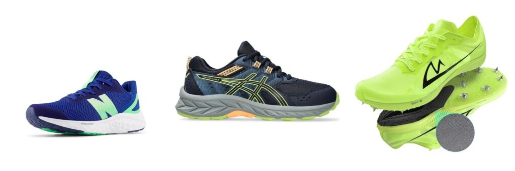 Running Shoes For Youth Track combined image