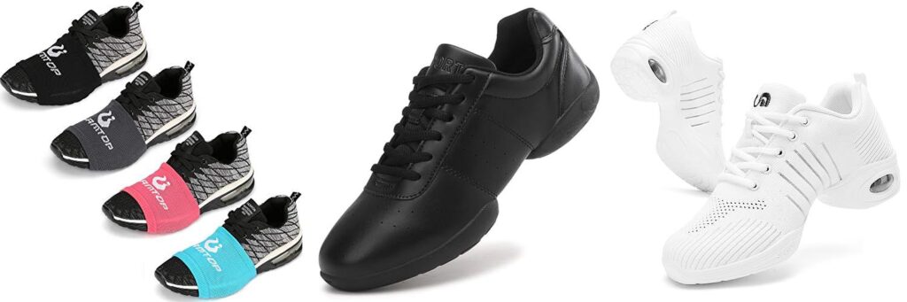 Shoes For Aerobic Dance Class combined image