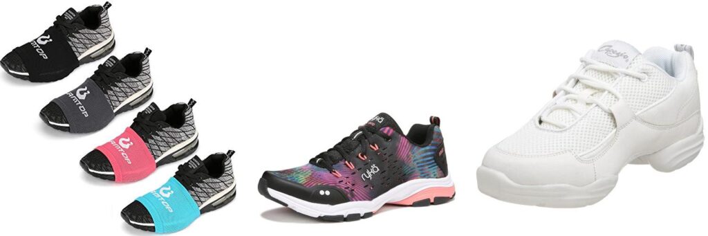 Shoes For Zumba Class combined image