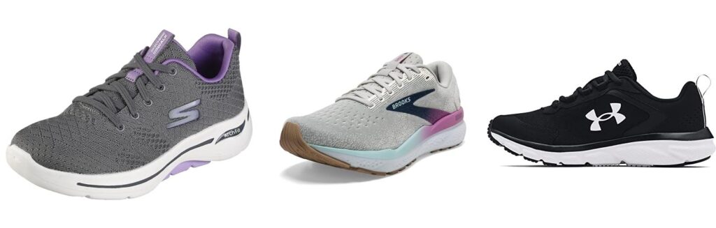 Arch Support Athletic Shoes combined image