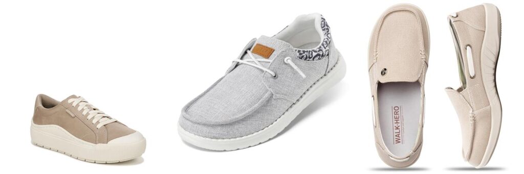 Casual Shoes For Plantar Fasciitis combined image