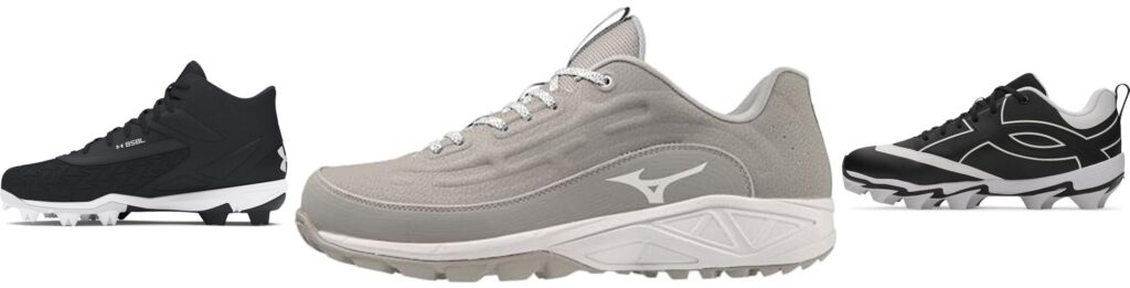 Mens Softball Shoes combined image