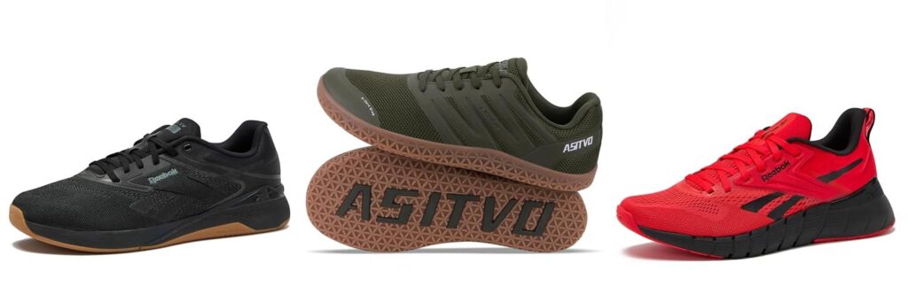 Running And Crossfit Shoes combined image