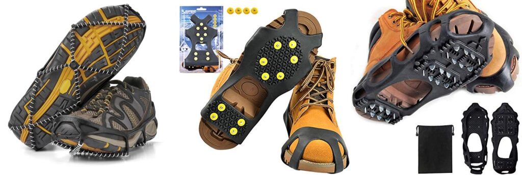 Shoes For Walking On Snow And Ice combined image