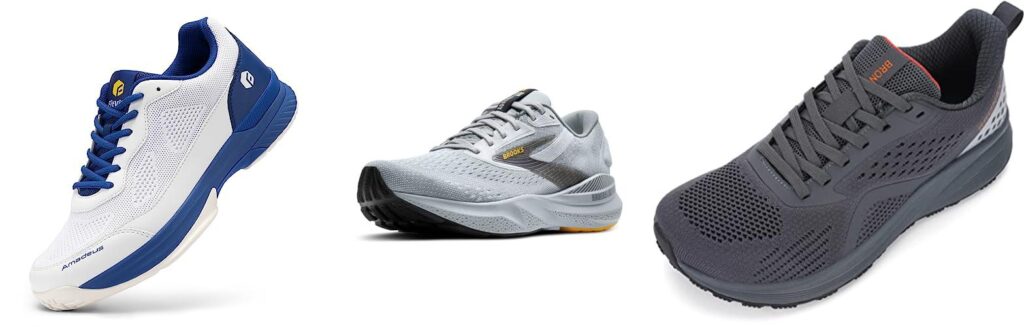 Tennis Shoes For Men With Wide Feet combined image